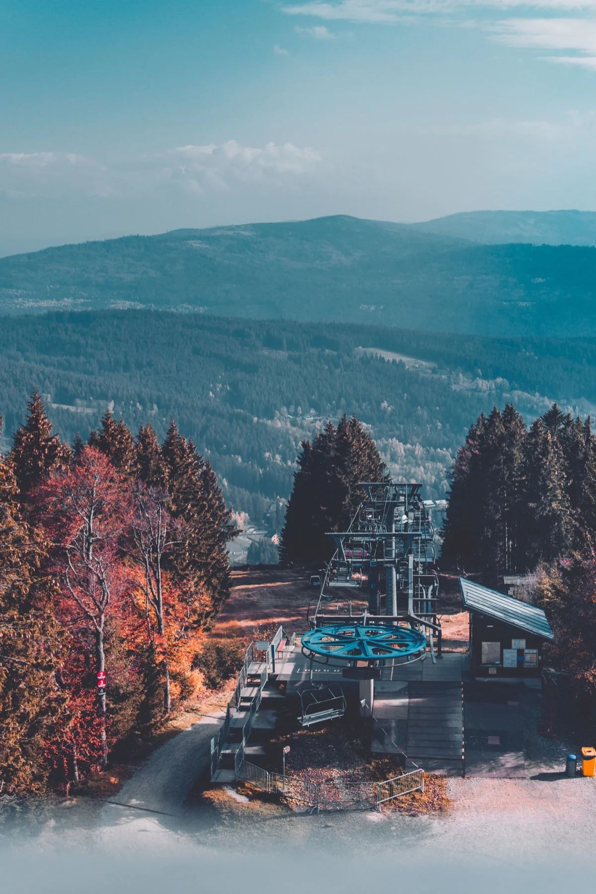 Výhledy z rozhledny Špičák